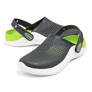 Men EVA Clogs with Adjustable Back Strap | Lightweight Cushioned Footbed | Anti-Slip Sole | Everyday Wear Indoor & Outdoor Sandals for Men